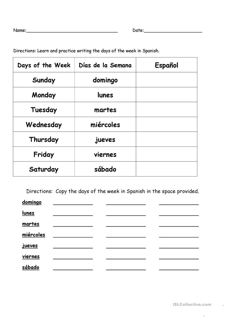 Worksheet. Free Printable Spanish Worksheets. Worksheet Fun - Free Printable Spanish Worksheets