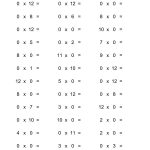Worksheet. Multiplication Speed Drill. Worksheet Fun Worksheet Study   Free Printable Multiplication Speed Drills