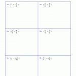 Worksheets For Fraction Multiplication   Free Printable Fraction Worksheets Ks2