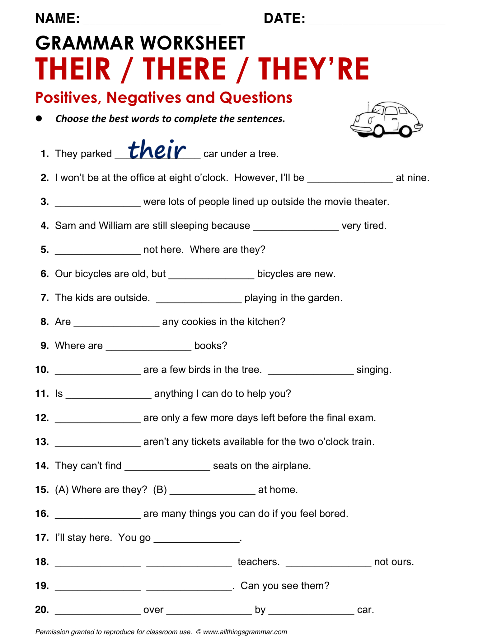 Worksheets Pages : Awesome Printable Grammar Worksheets Image - Free Printable Grammar Worksheets For Highschool Students