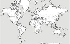 Free Printable Blank World Map Download