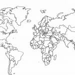 World Map With Country Names And Capitals Pdf Blank Map The World   Free Printable World Map Pdf