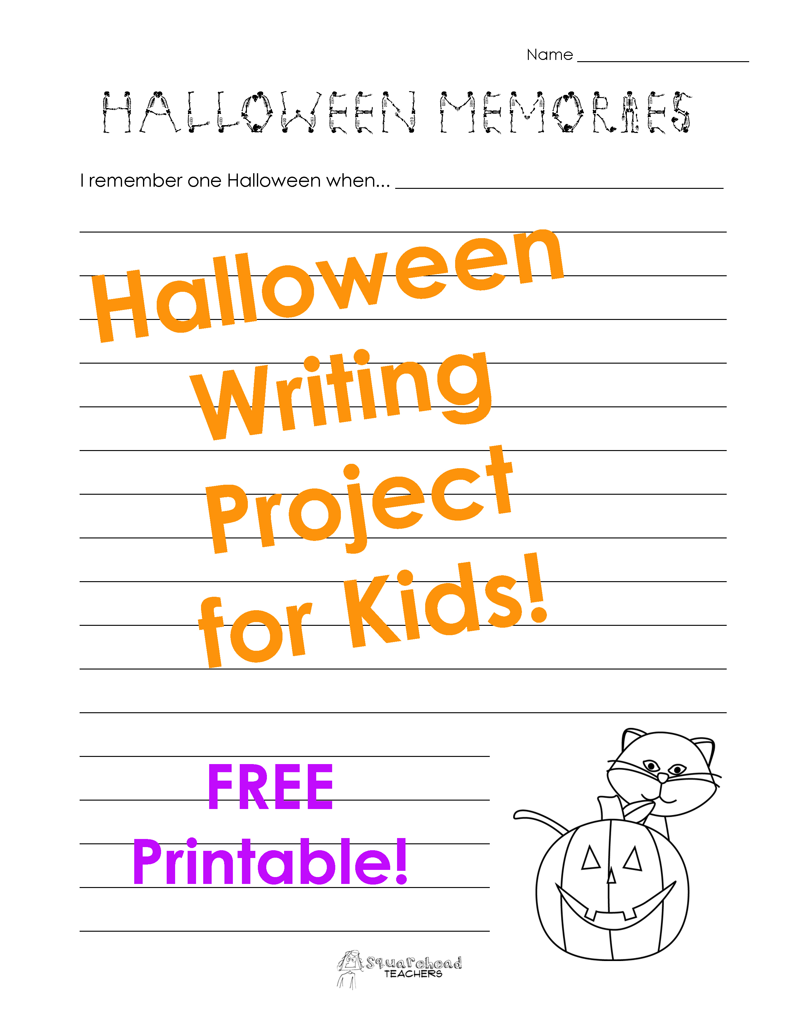 Writing Prompts | Squarehead Teachers - Free Printable Writing Prompts For Middle School