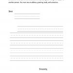 Writing Worksheets | Letter Writing Worksheets   Free Printable Letter Writing Templates