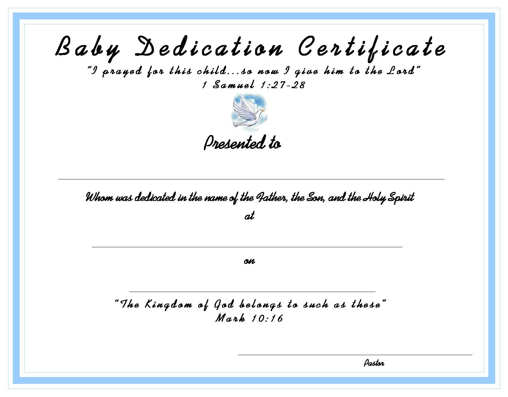 Free Printable Baptism Certificate | Free Printable