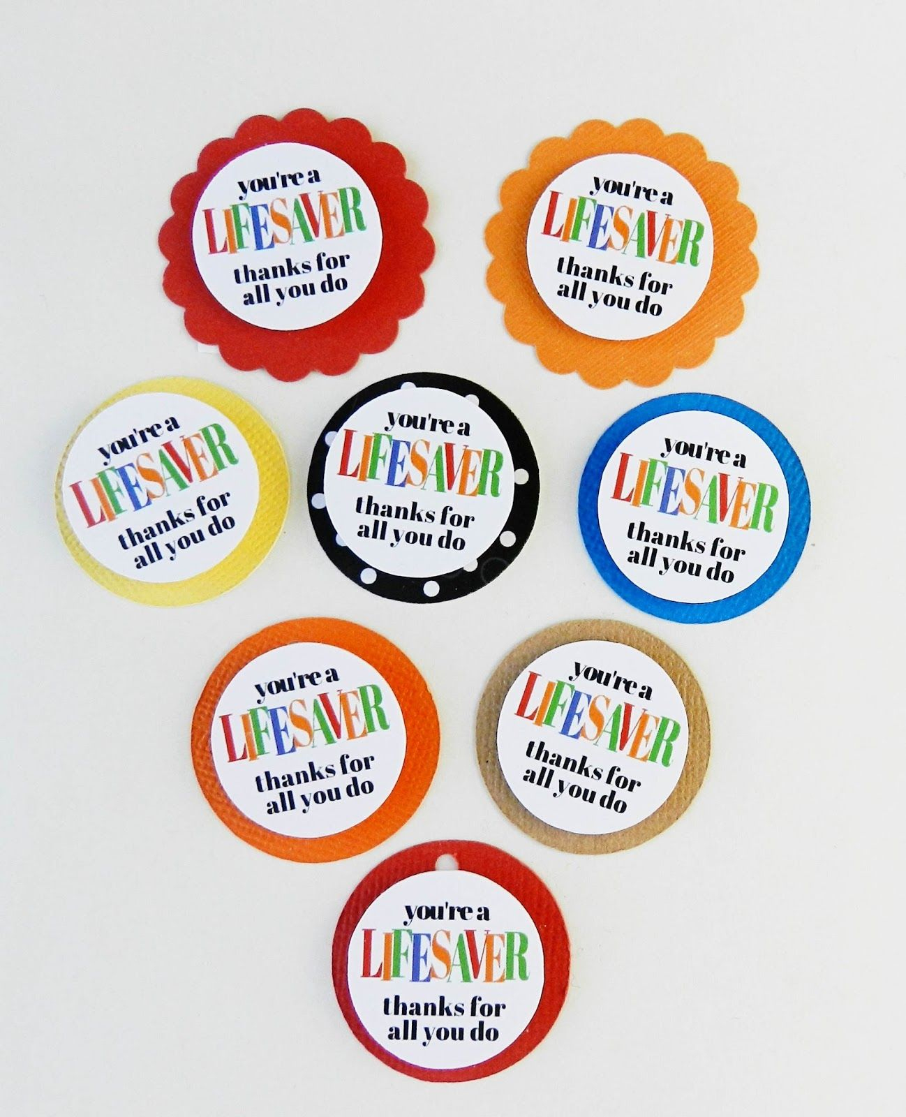 You&amp;#039;re A Lifesaver—Thanks For All You Do! Fun Appreciation Gifts - Free Printable Lifesaver Tags